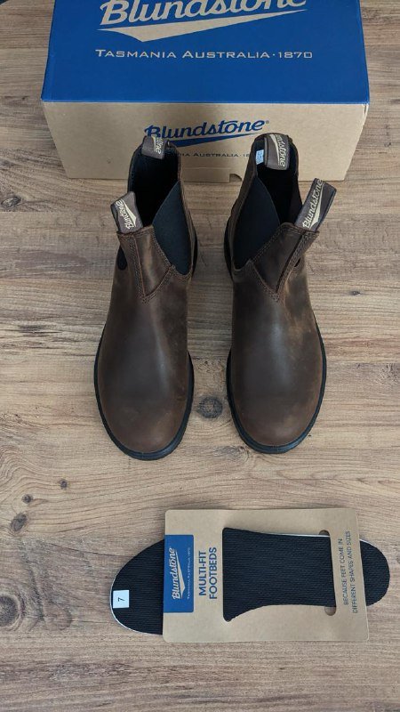 Ботинки Blundstone 1609 с стельками мужские черные размер 41