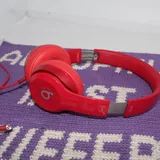 Наушники Beats Solo 2 красные и белые 1