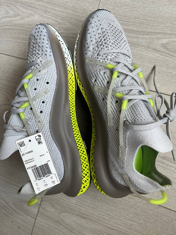 Adidas 4D Fusio Screaming Orange, Grey Solar Yellow, размер 42, 43 9