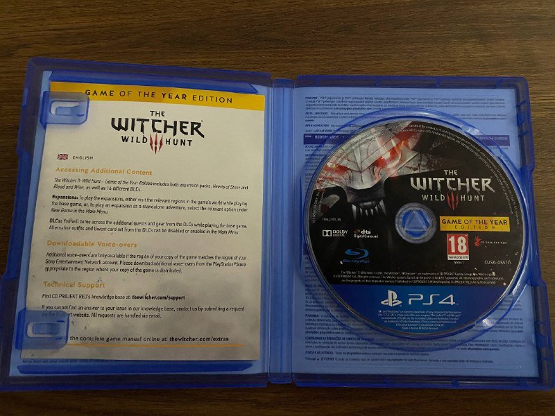 Игра Ведьмак 3 Дикая охота PS4 диск 2