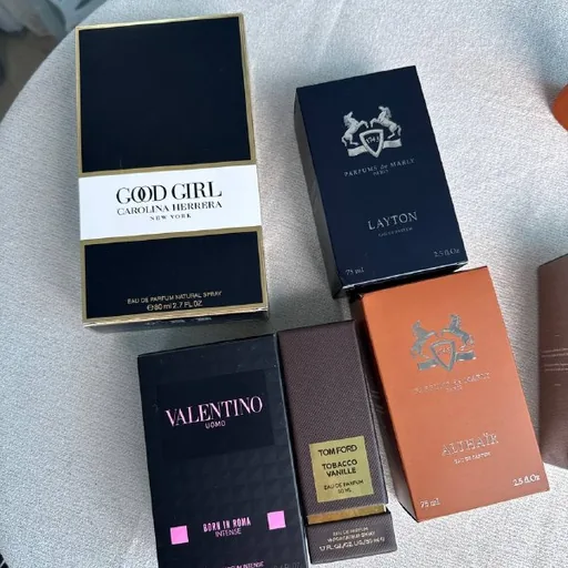 Parfums de Marly, Tom Ford, Valentino, Carolina Herrera духи