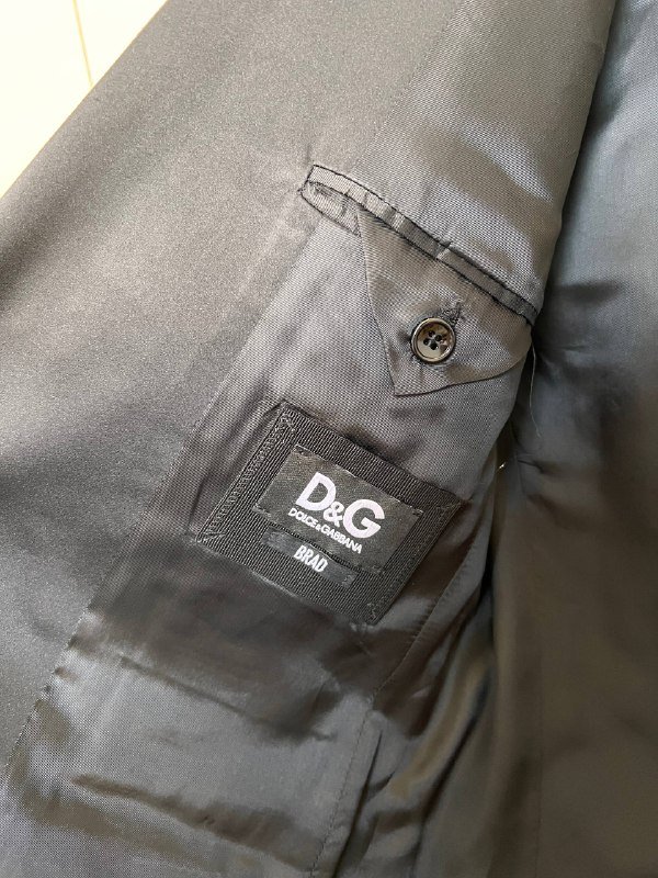 Винтажный мужской пиджак D&G размер S 4