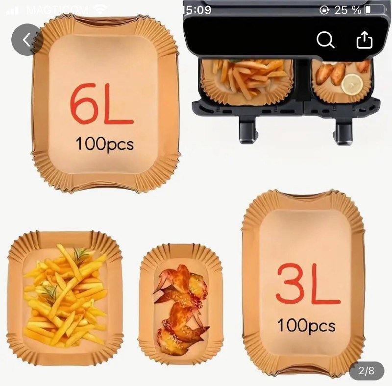 Аэрогриль Xiaomi Dual Zone Air Fryer 10L 3