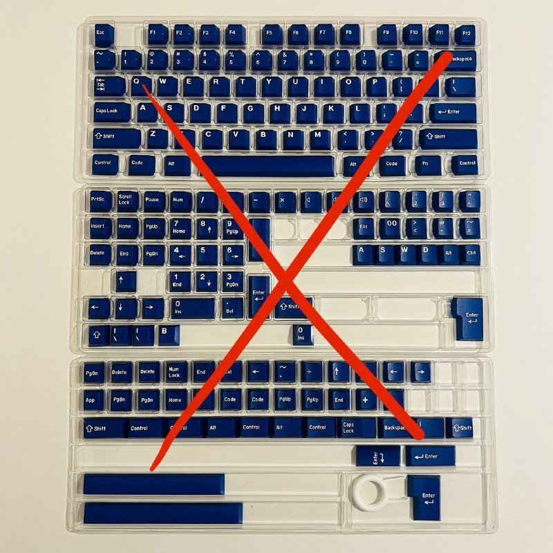 Набор клавиш для механической клавиатуры Cherry PBT черный 4
