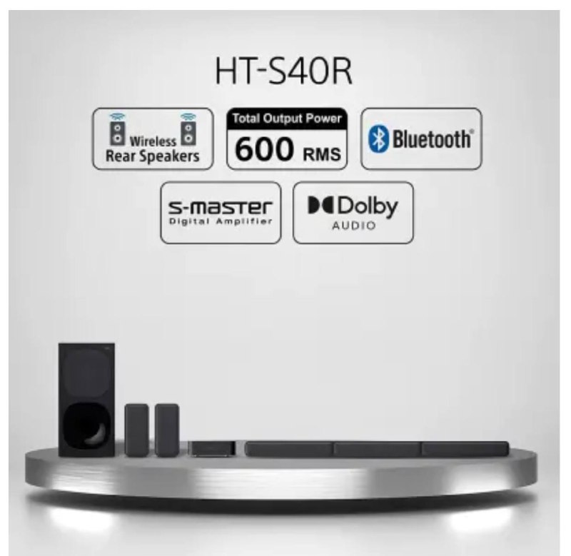 Домашний кинотеатр Sony Sound Bar HT-S40R 3