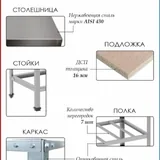 Производственный стол 6