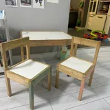 Детский стол и два стульчика IKEA LÄTT 1