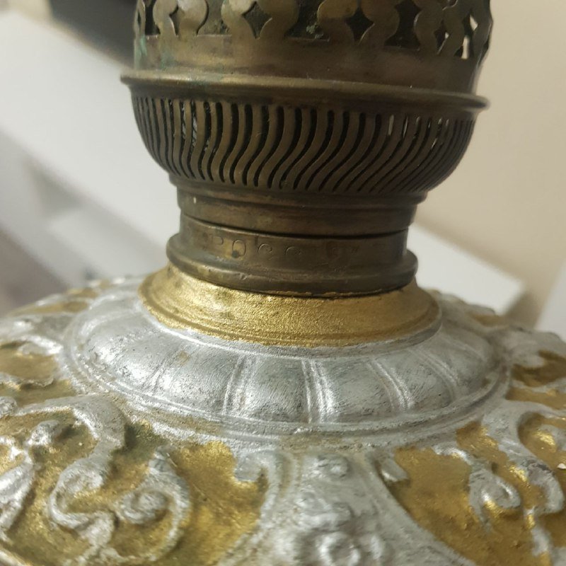 Антикварная лампа 19 века 2