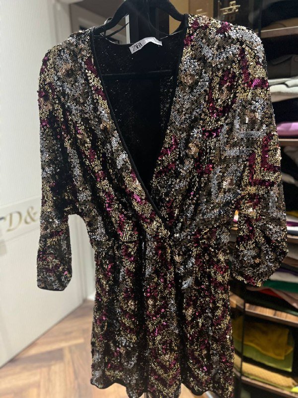 Новогоднее платье Zara размер М 4