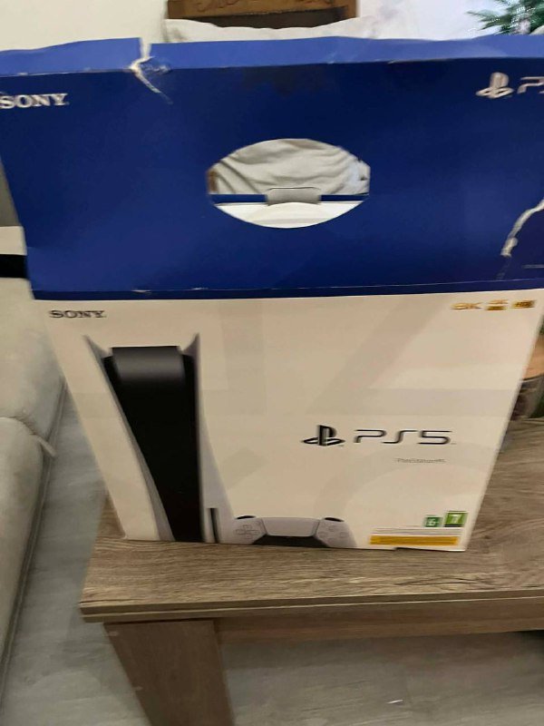 ps5 disc версия, контроллер, кабели, коробка 5