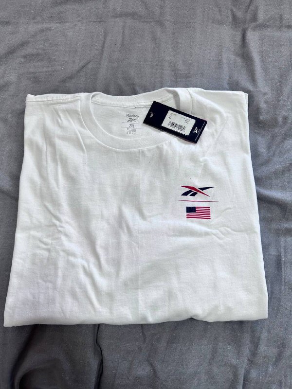 Белая футболка Reebok 2XL новая с бирками