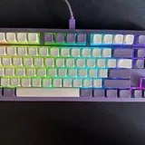 Dark Project KD87A ONE VIOLET/WHITE, клавиатура 1