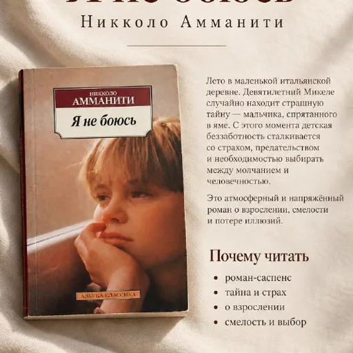 Книга «Я не боюсь» — Никколо Амманити