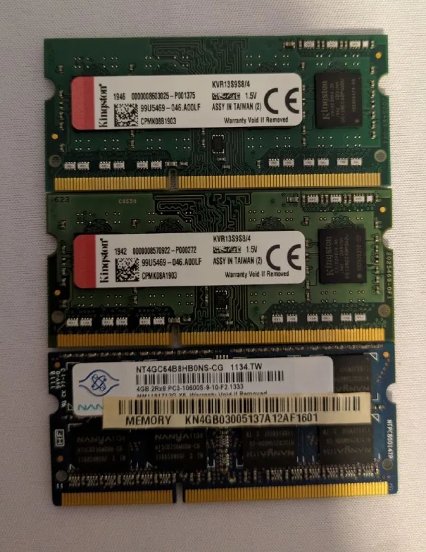 Память для ноутбука DDR3 PC3-10600 4GB