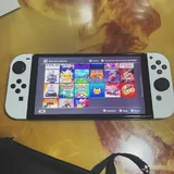 Nintendo Switch OLED белый, игры, аксессуары 4