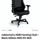 Игровое кресло Noblechairs HERO Black Edition 6
