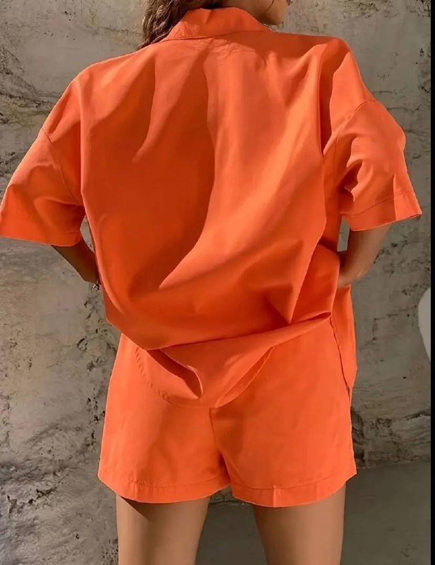 Женский ярко-оранжевый костюм S размер 2