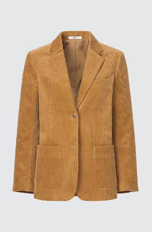 Вельветовый пиджак и брюки женский костюм UNIQLO