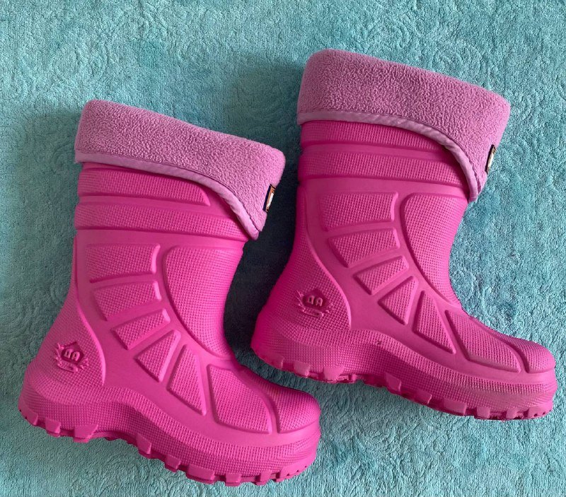 Резиновые сапоги ЭВА розовые размер 35 2