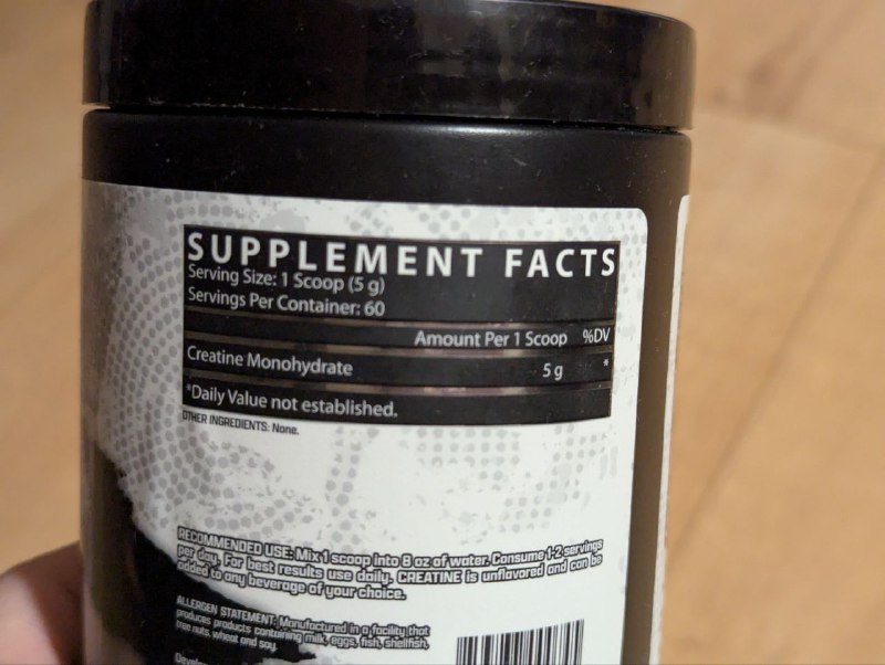Creatine monohydrate 1/2 упаковки 2