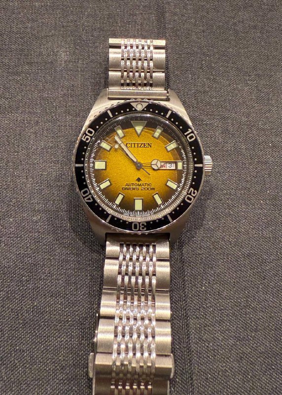 Часы дайверские Citizen NY0120-01X 200m 2