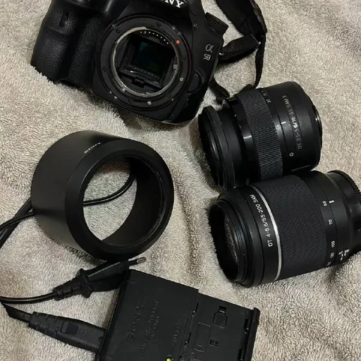 Sony Alpha SLT-A58, объективы 18-55 и 55-200