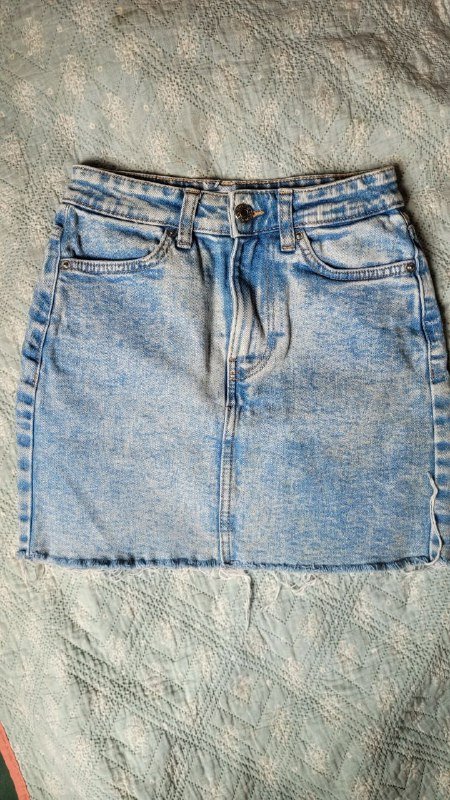 Джинсовая юбка Bershka 32 размер