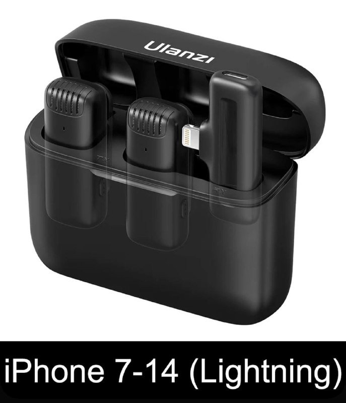 Профессиональный комплект беспроводных микрофонов Ulanzi J12 Lightning