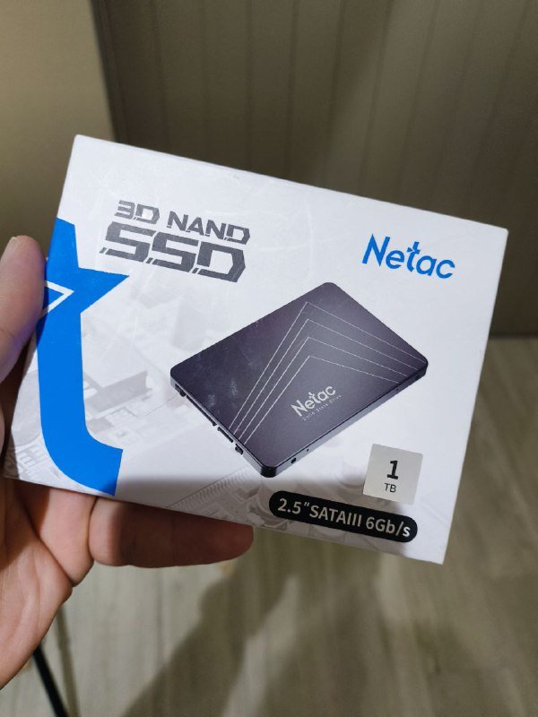 SSD SATA 1TB Netac новый запечатанный