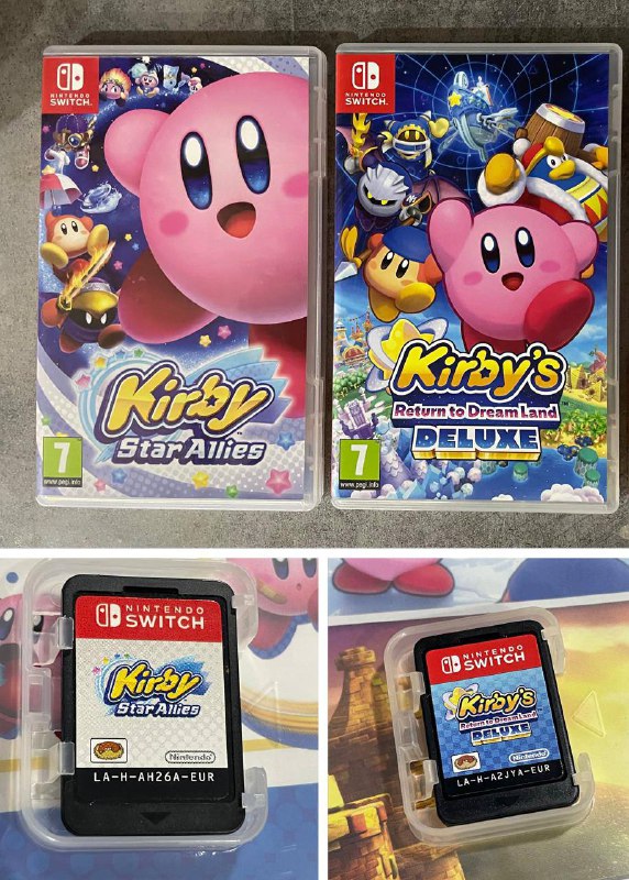 Kirby Star Allies, Kirby's Return to Dreamland Deluxe Nintendo Switch игры