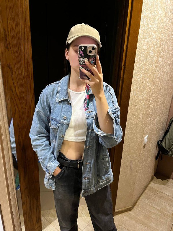 Джинсовая куртка Bershka размер М 2