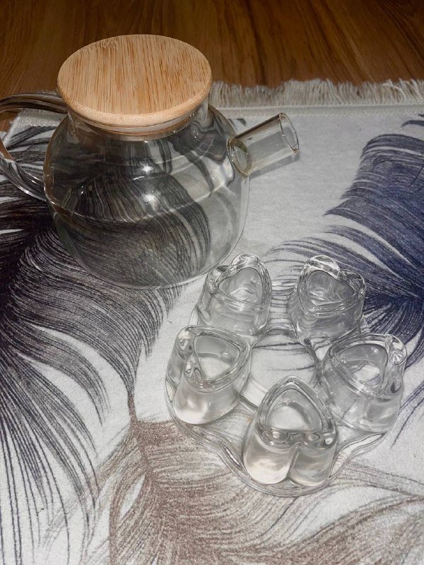 Чайник со свечной подставкой для поддержания температуры