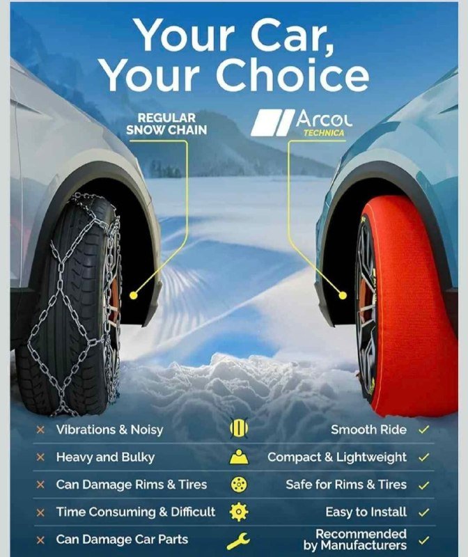 текстильные цепи ARCOL Snow Sock размер XL 7