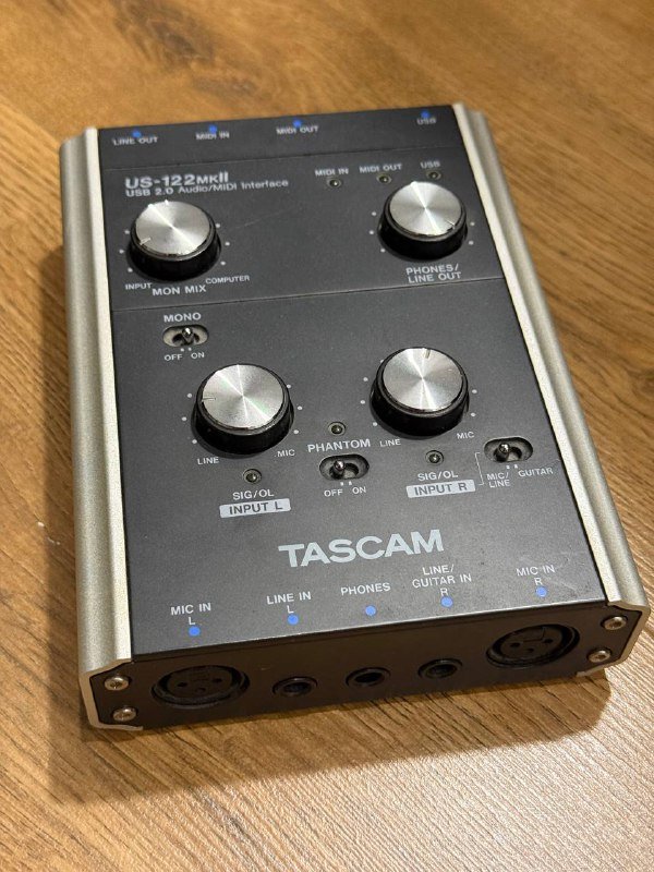 USB аудио/midi интерфейс Tascam US-122MKII