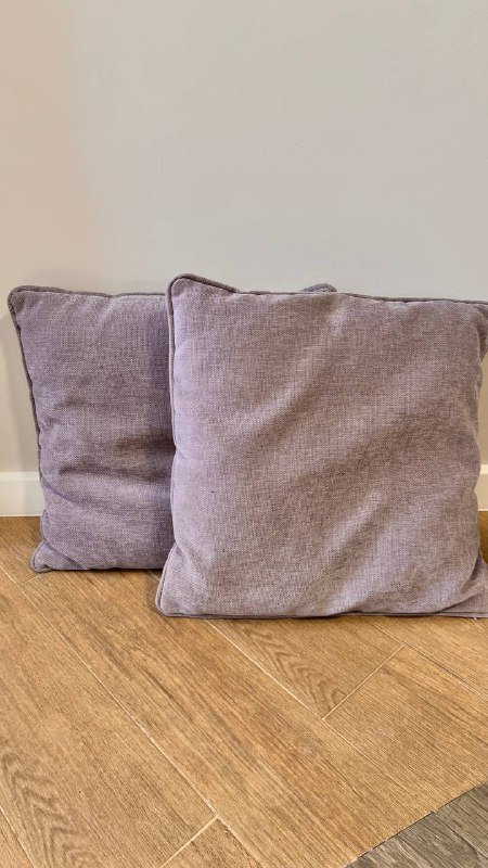 Чехлы вельветовые для подушек Jysk на молнии