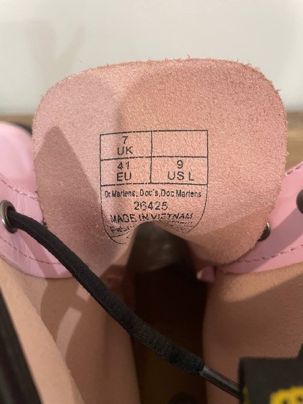 Ботинки Dr.Martens розовые и синие 2