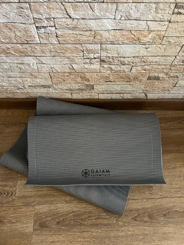 Коврик для йоги Gaiam Essentials, серый 2