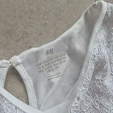 Белое платье H&M 2
