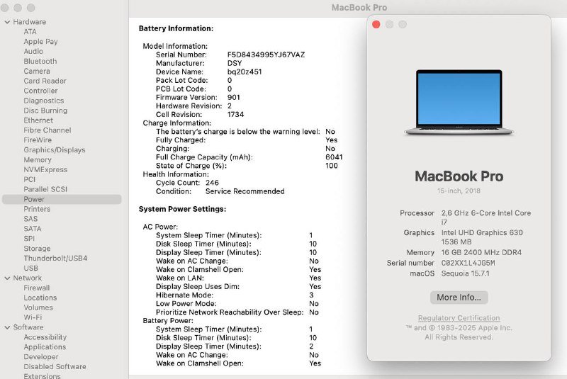 Macbook Pro 2018 15.6 дюймов i7 16/500GB 2