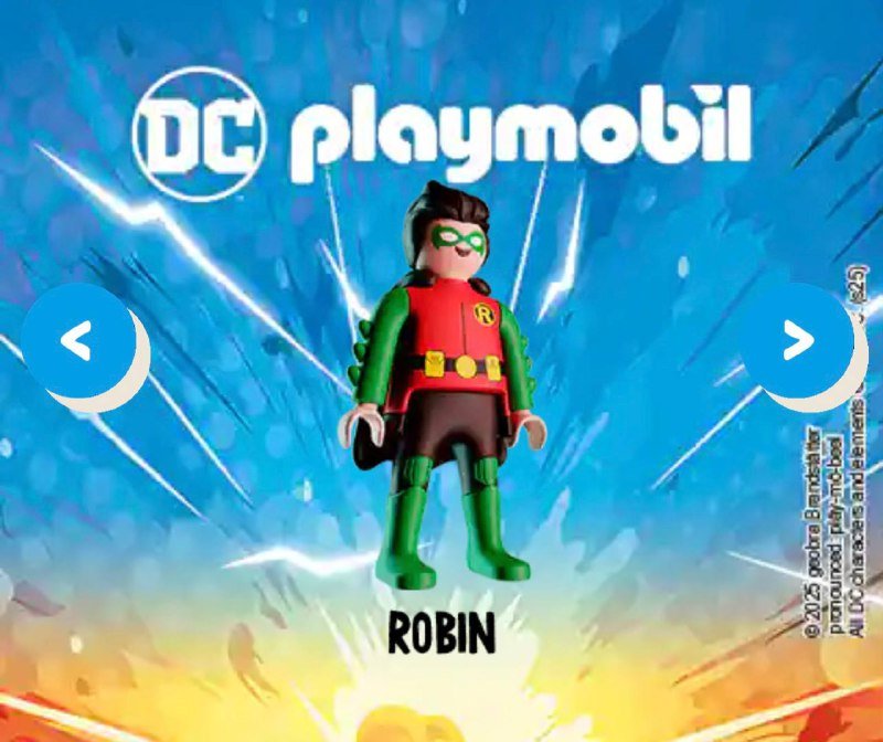 Коллекция kinder surprise DC Playmobil, обмен игрушек Джокер Робин Зеленый Фонарь 5