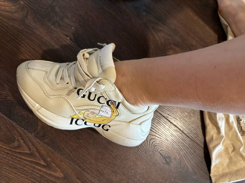 Кроссовки Gucci натуральная кожа 34 размер 2