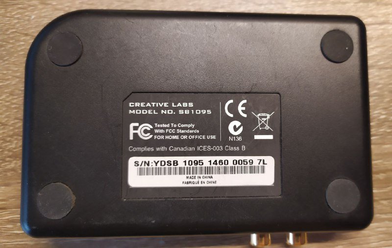 Внешняя звуковая карта Creative Sound Blaster X-Fi Surround 5.1 Pro SB1095 3