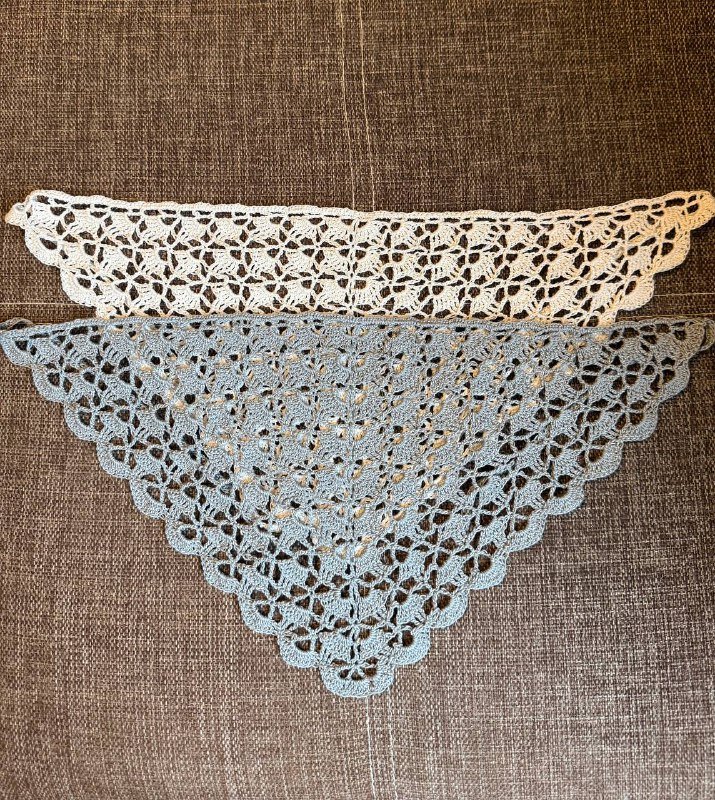 Косыночки, связанные крючком 5