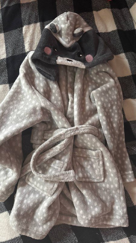 Шапка с хомутом, теплый халат на рост 116-122 2