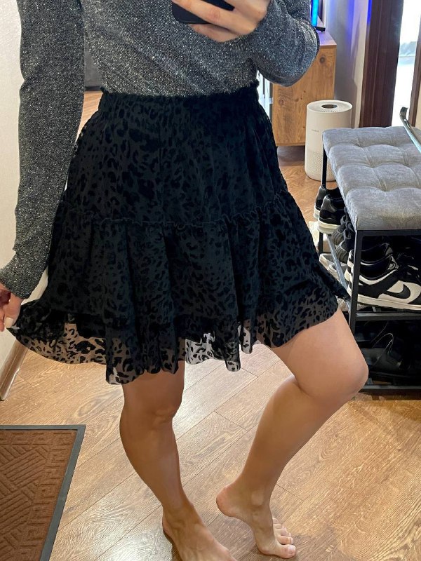 Кофта H&M XS/S, Юбка на запах Zara XS/S, Черная юбка XS/S, Сумка 3