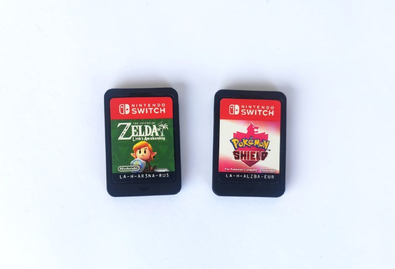 Картриджи Nintendo Switch The Legend of Zelda, Pokemon Shield