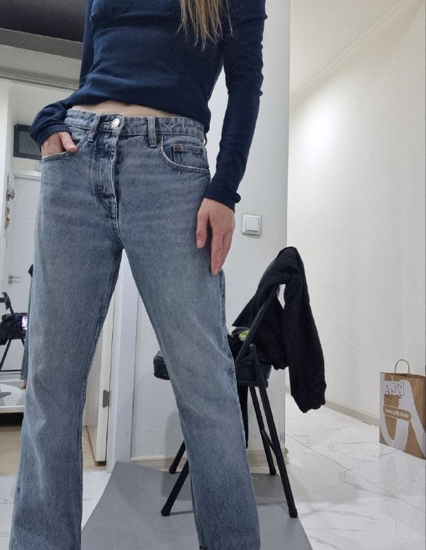 Джисны прямого кроя ZARA