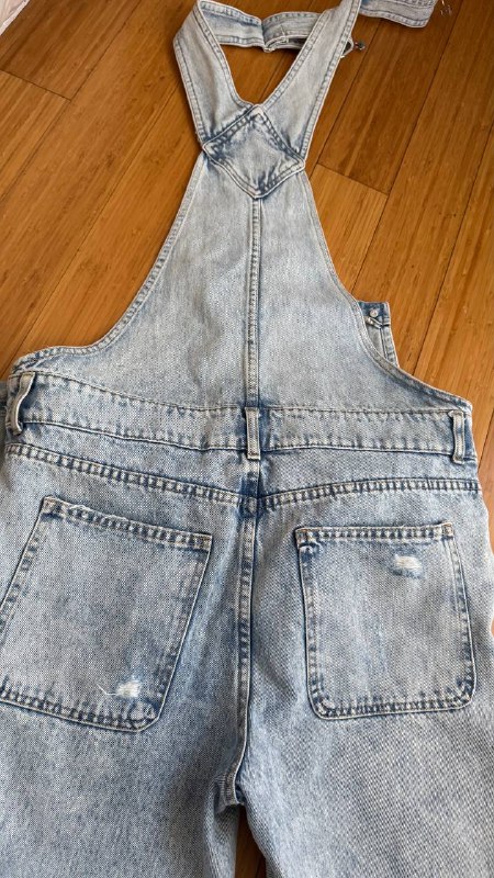 Мужской комбез Bershka denim из натурального джинса 3