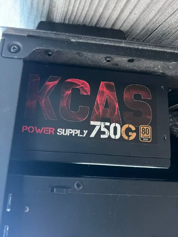 Компьютерный корпус, блок питания Kcas 750W 1