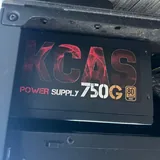 Компьютерный корпус, блок питания Kcas 750W 1